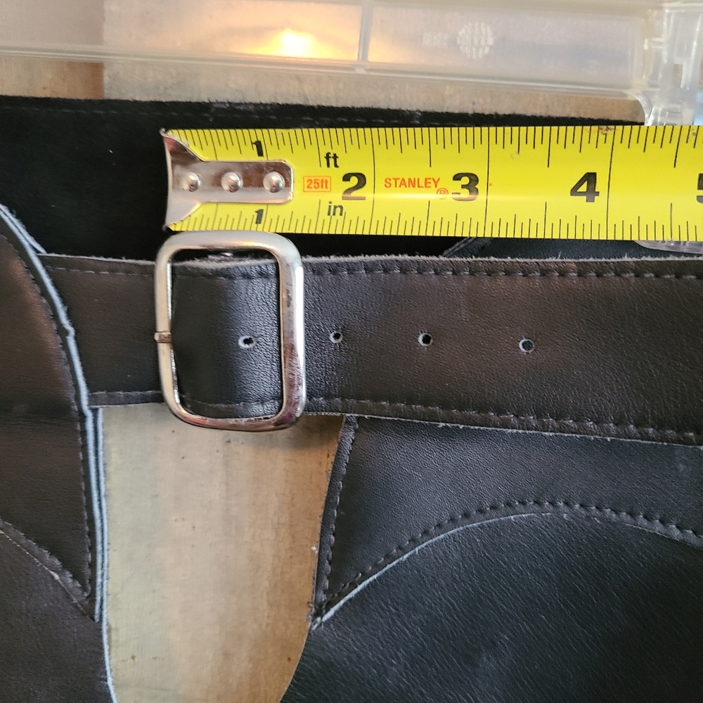 Leather Riding Chaps - Picture 9 of 13